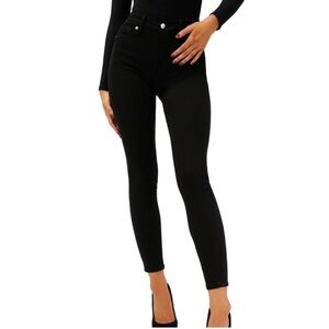 Good American Black Good Legs Skinny Jeans  Casual Denim EUC